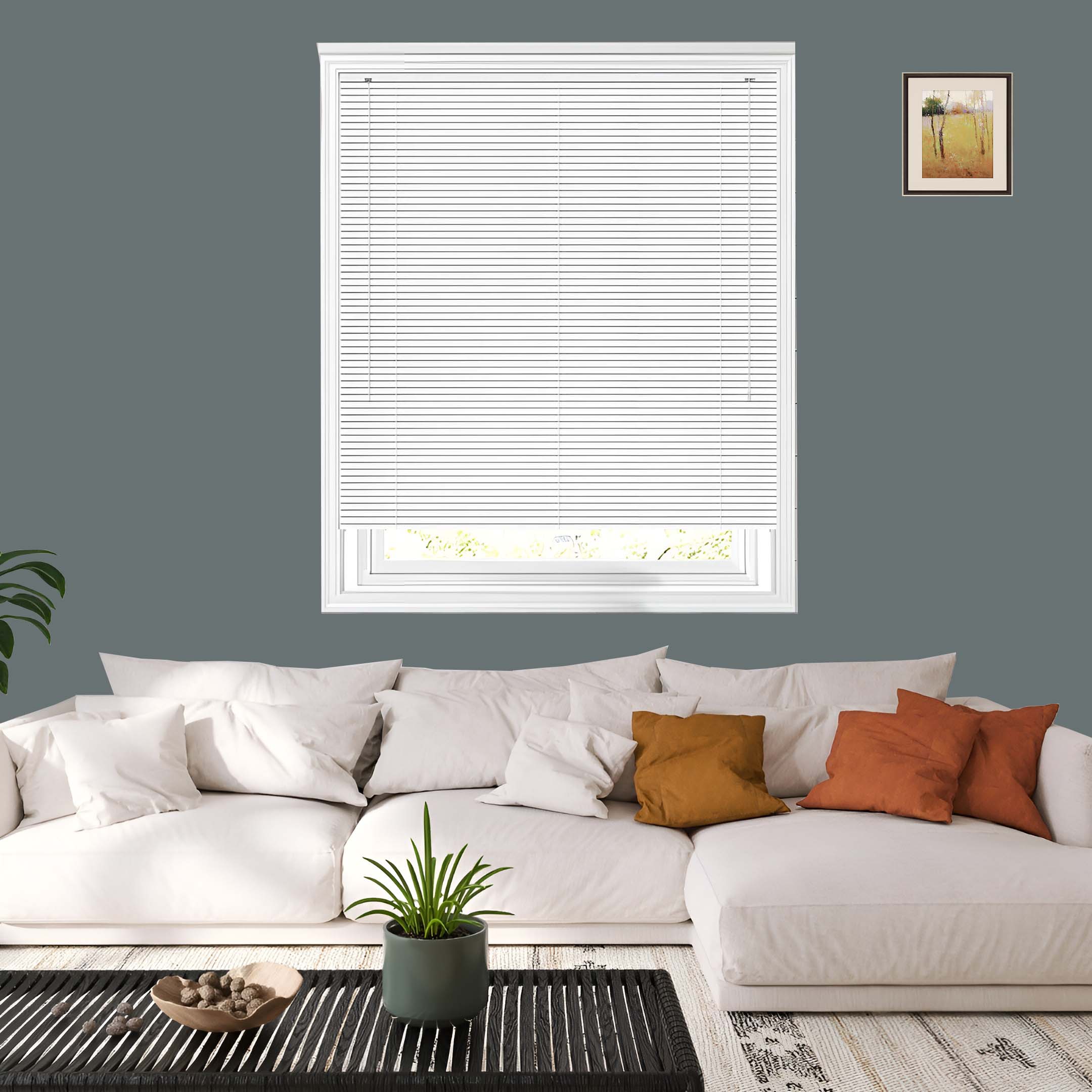 PVC Venetian blinds natural