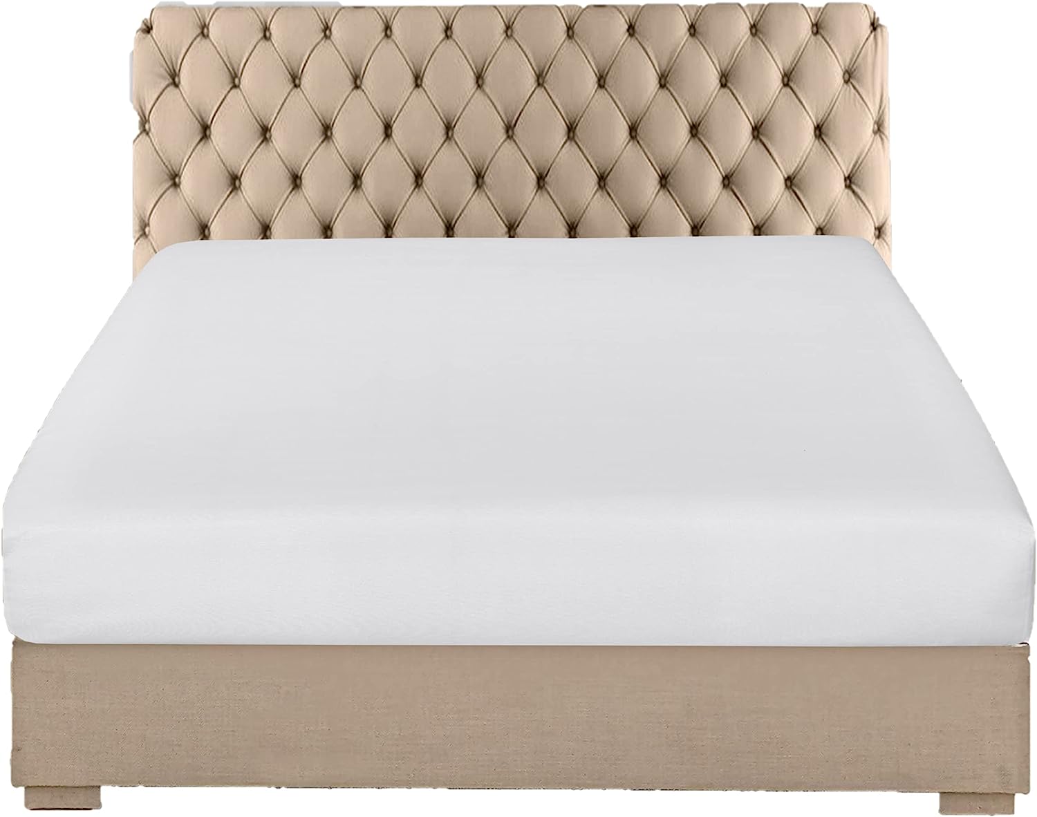 Poly Cotton Extra Deep Fitted Sheet White