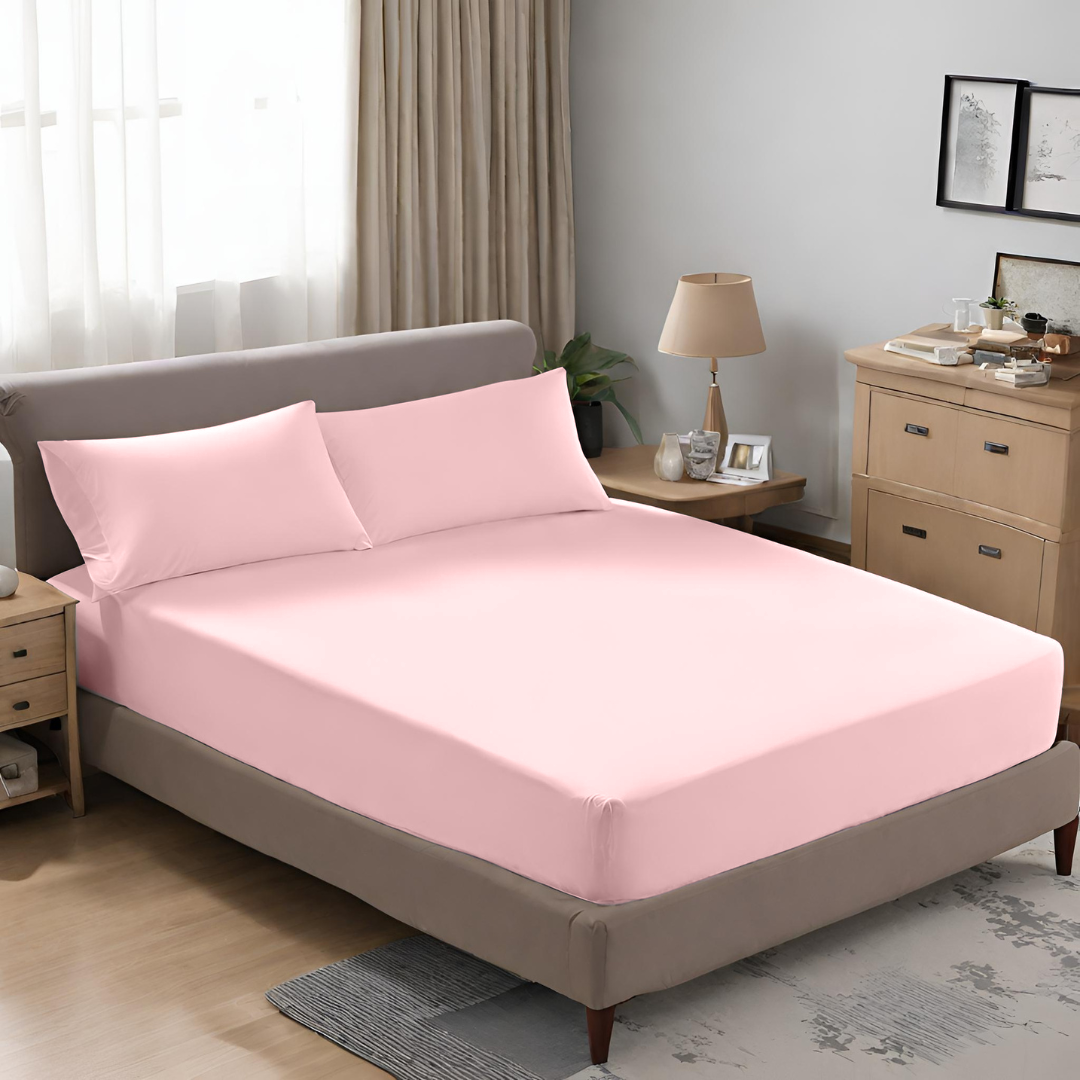 Hypoallergenic Microfiber Bedding Super King Fitted Sheets