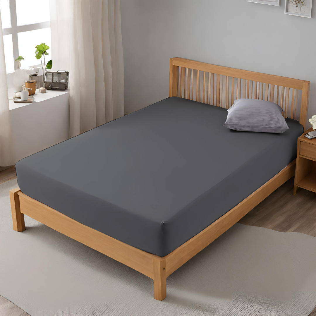 Elastic Microfiber Fitted Sheet For Thick Mattress