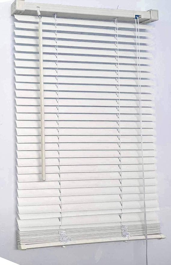 PVC Venetian blinds natural White