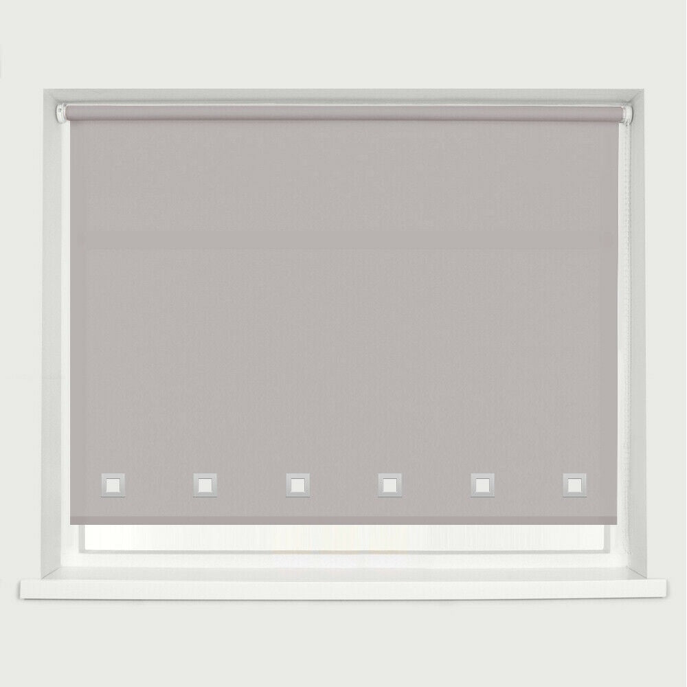 Wholesale Daylight Blinds Square Eyelet Roller Blind - Light Grey
