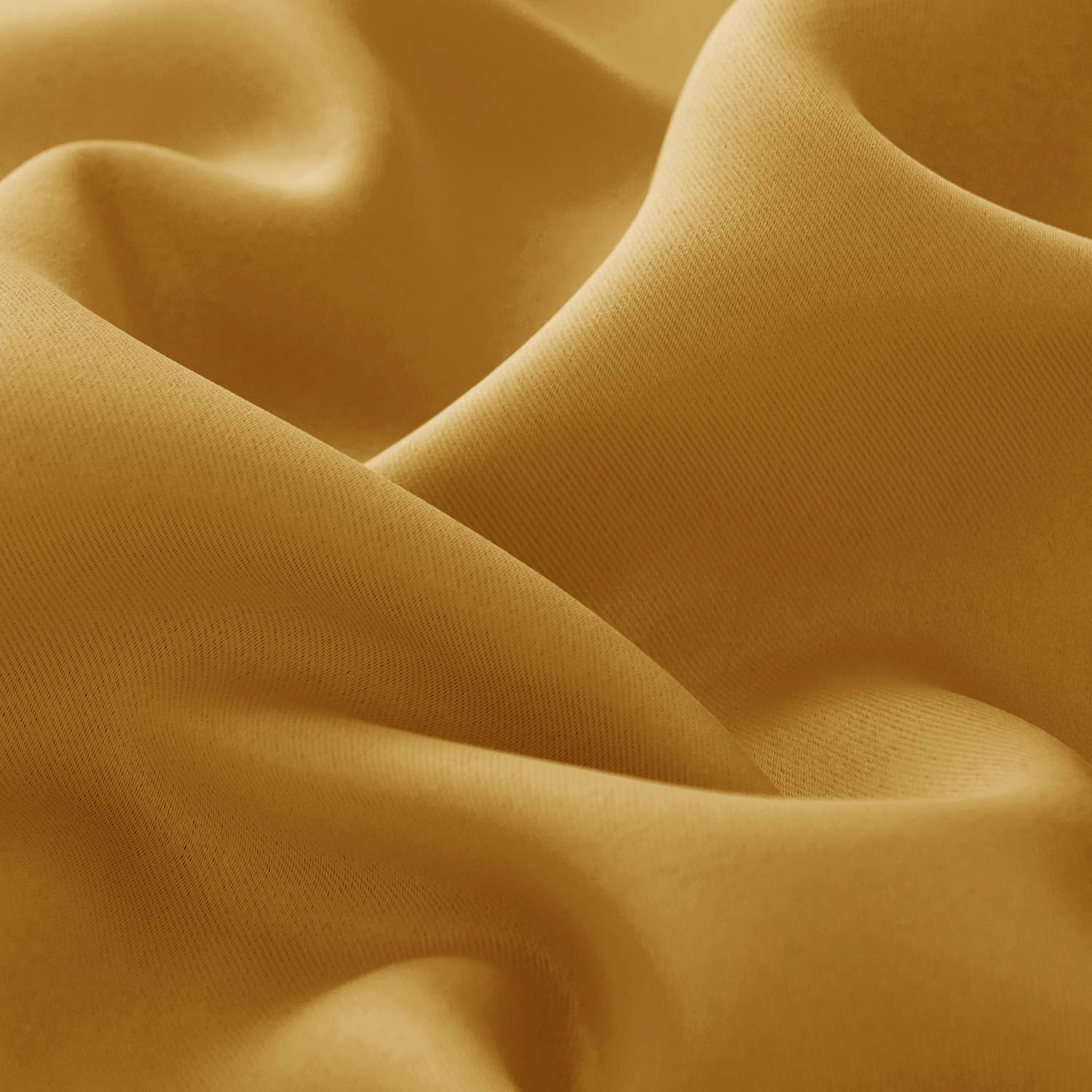 Thermal insulated ring top eyelet curtains