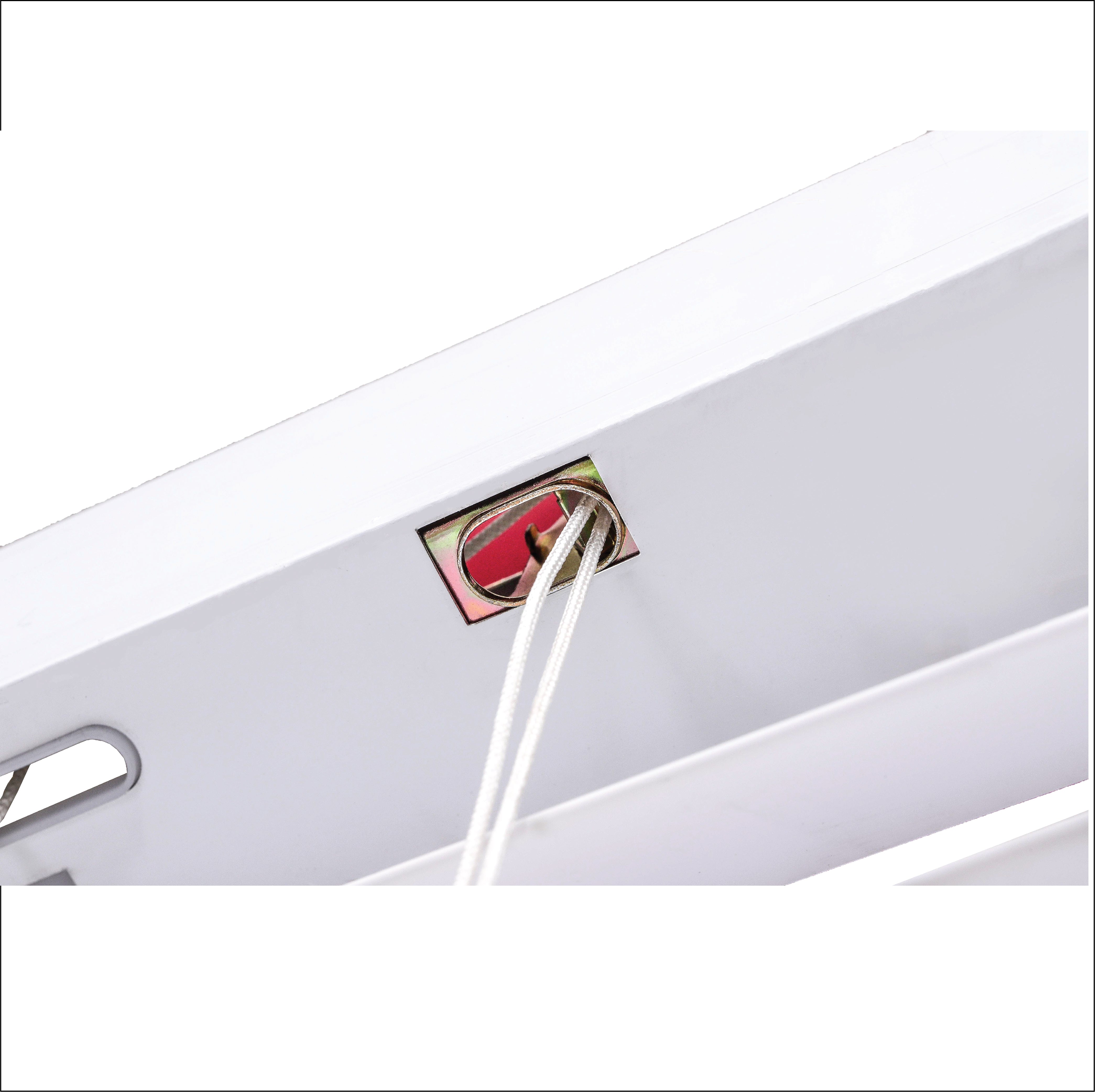 Faux wood Blind White