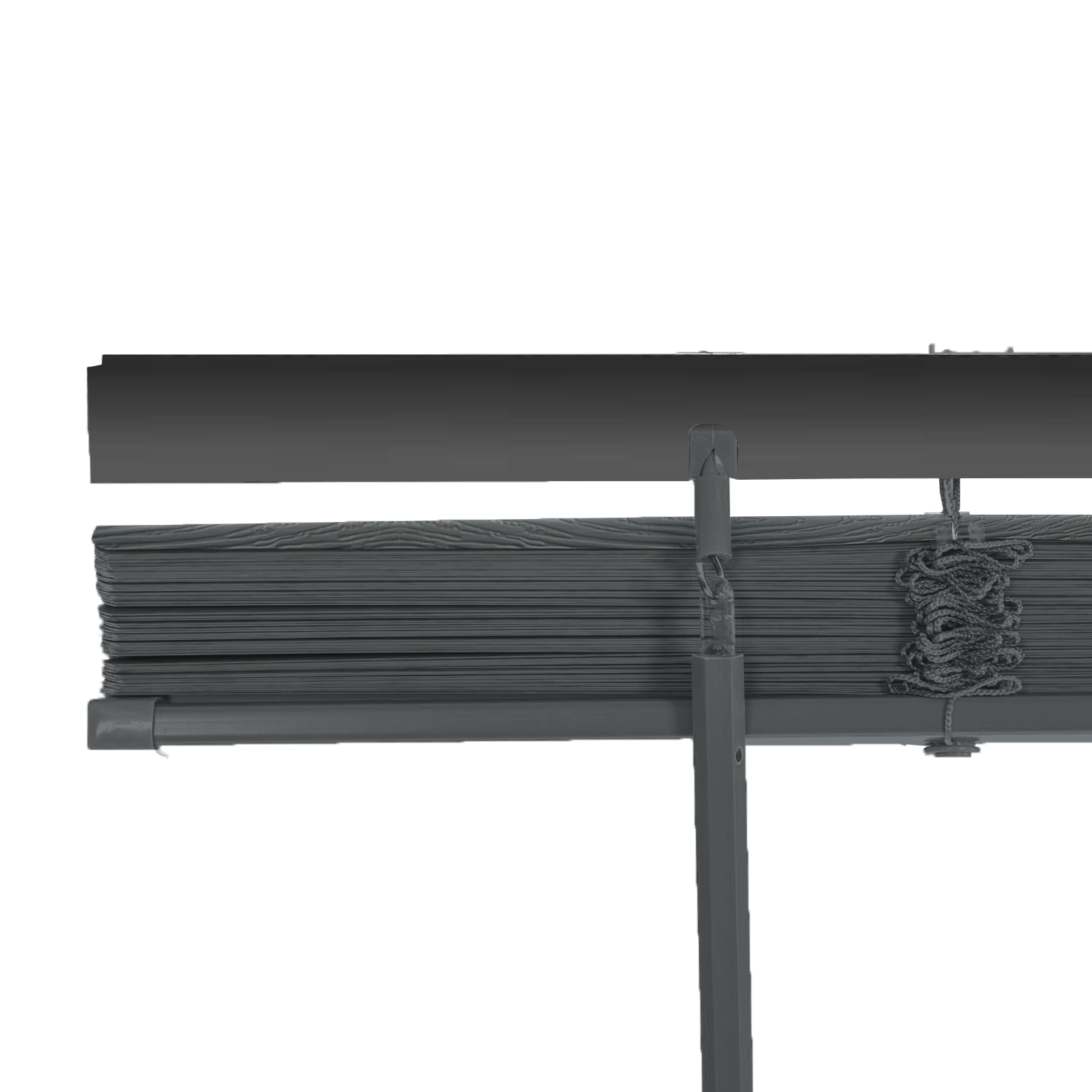 Embossed pvc blinds Grey  in UK