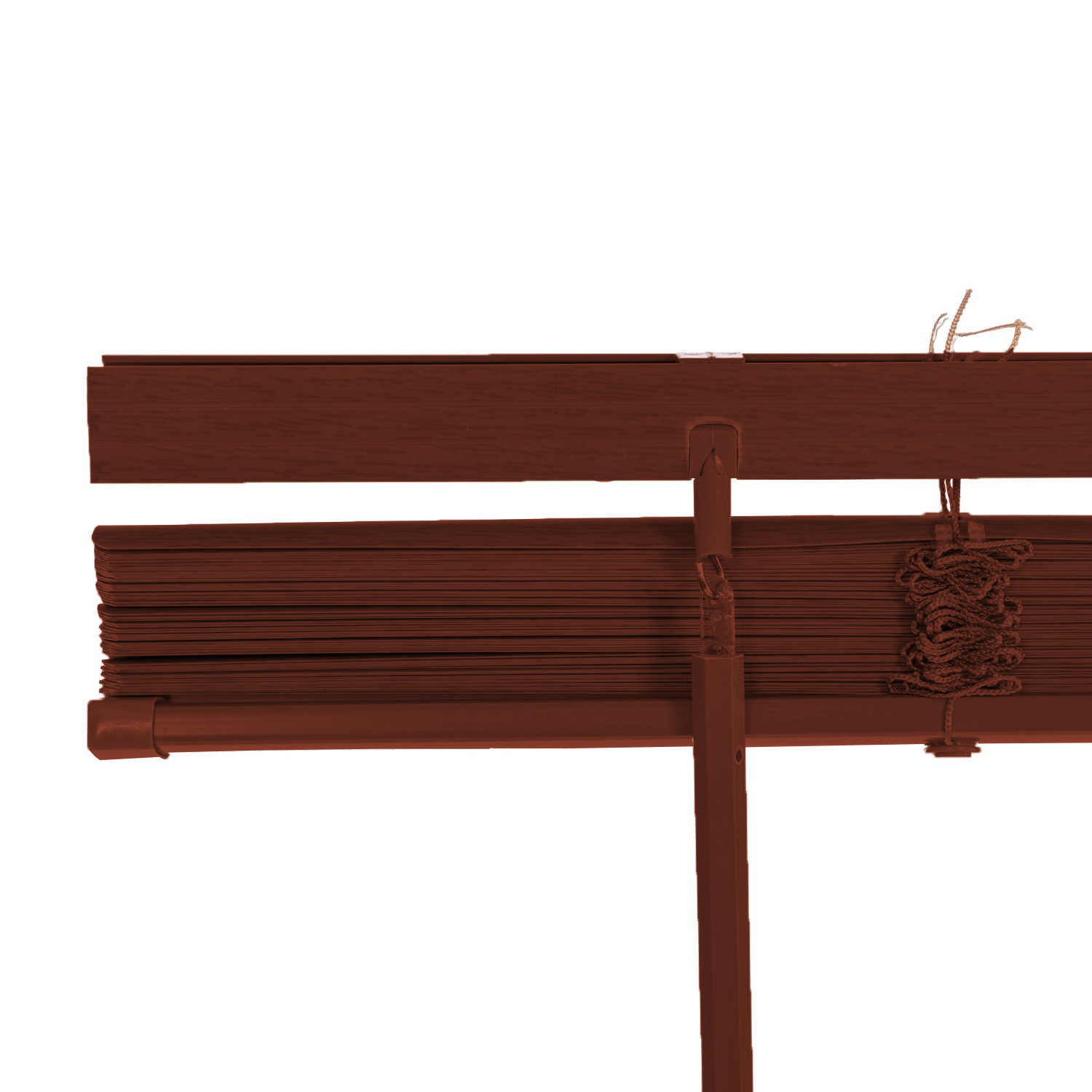 PVC Venetian blinds natural Walnut in UK