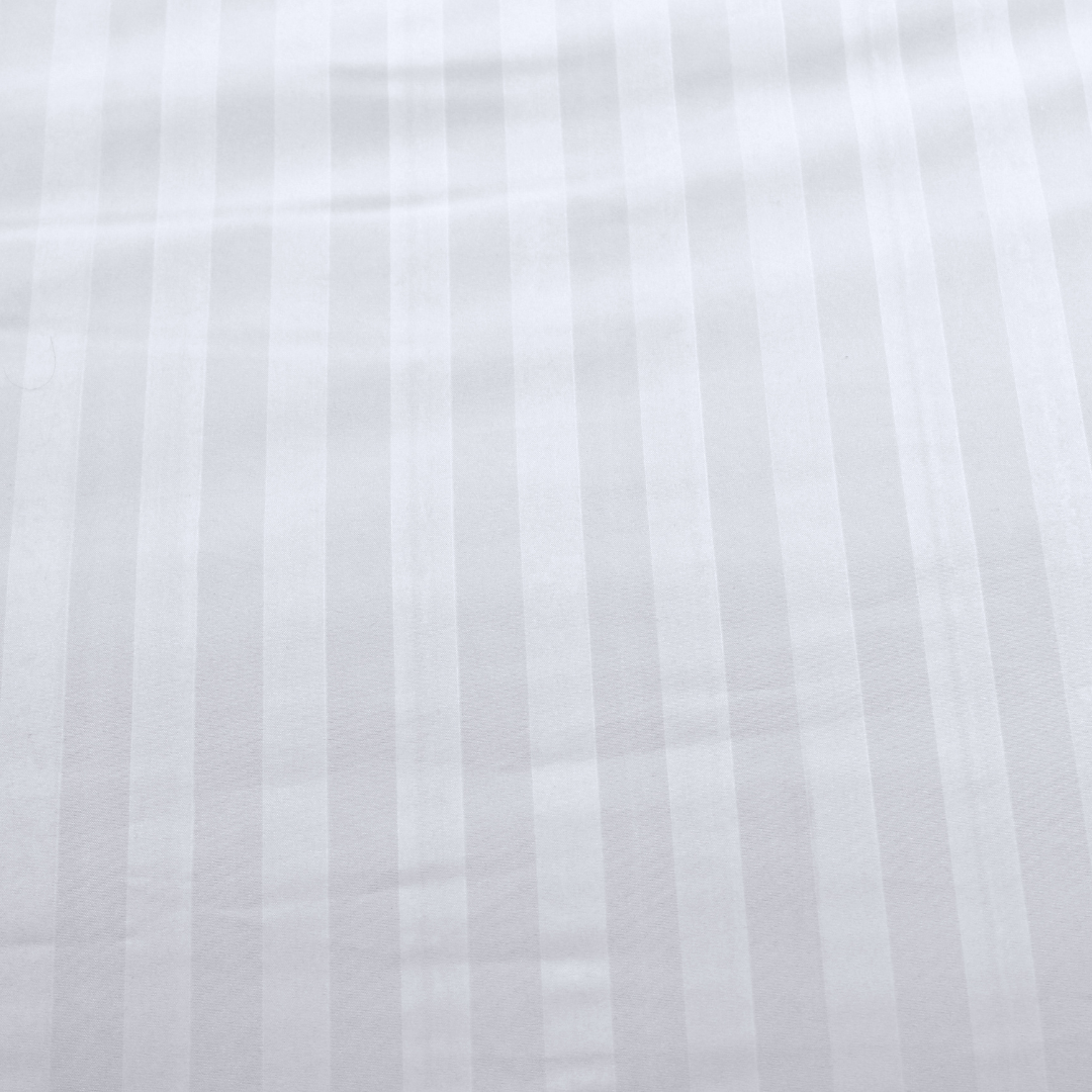 100% Polyester microfiber satin stripe duvet cover set