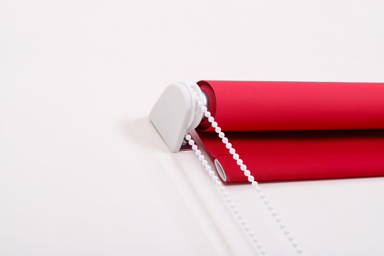 perfect fit blackout blinds red