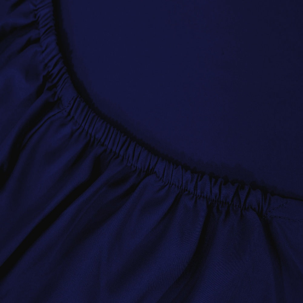Egyptian Fitted Sheet Navy