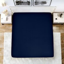 Single Fitted Sheets Navy