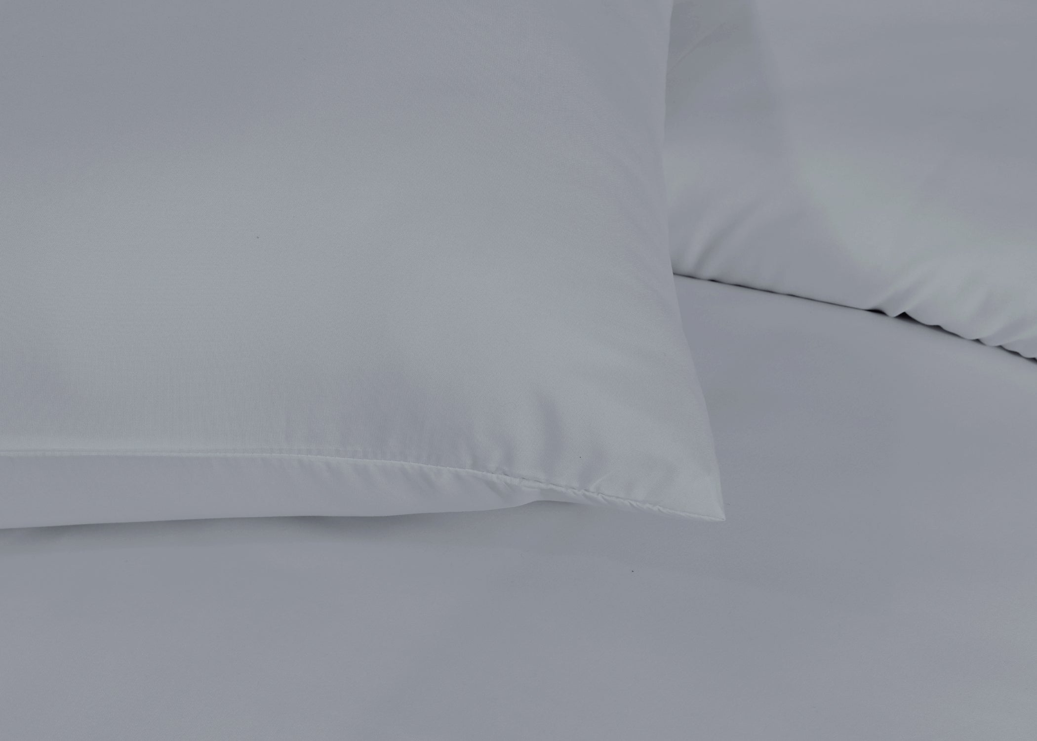 microfiber plain duvet cover pillowcase grey