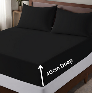 Microfiber Extra Deep Fitted Sheet