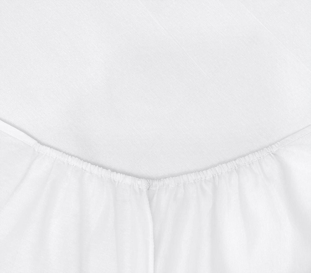 Polycotton Fitted Sheets White