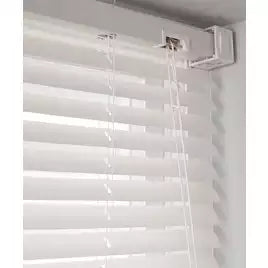 PVC Venetian blinds natural White