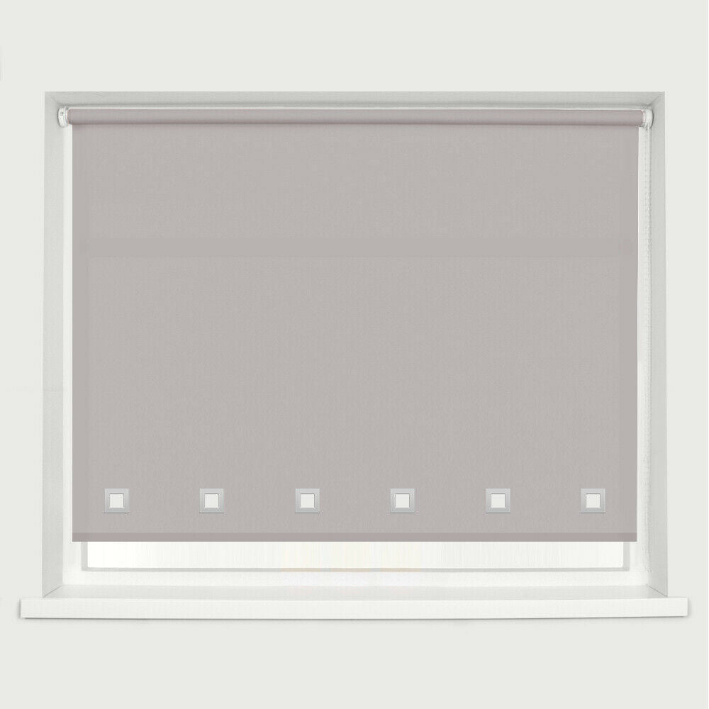 Wholesale Daylight Blinds Square Eyelet Roller Blind - Light Grey