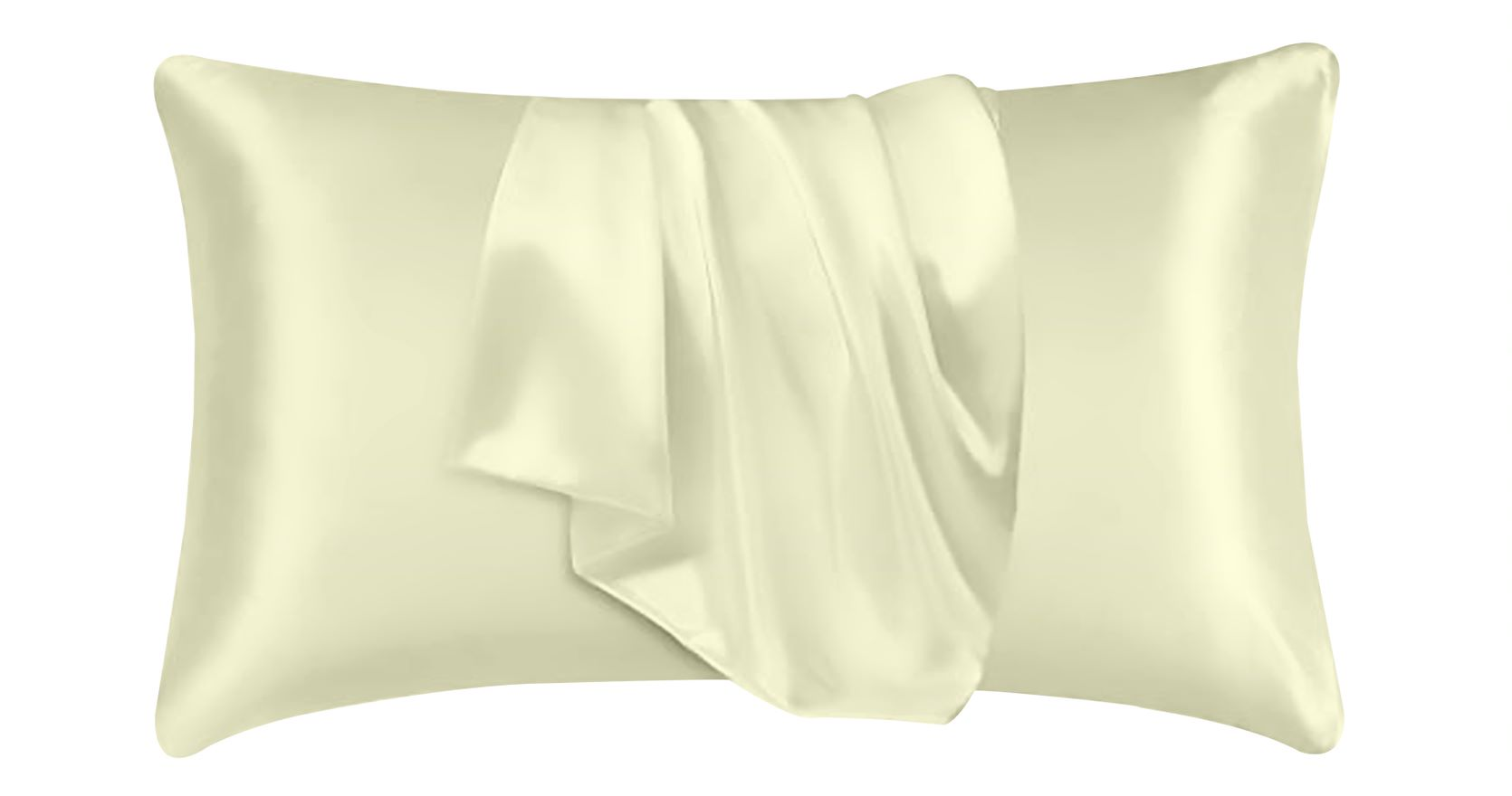 satin pillowcase cream