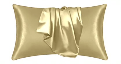 silk pillowcase for hair golden