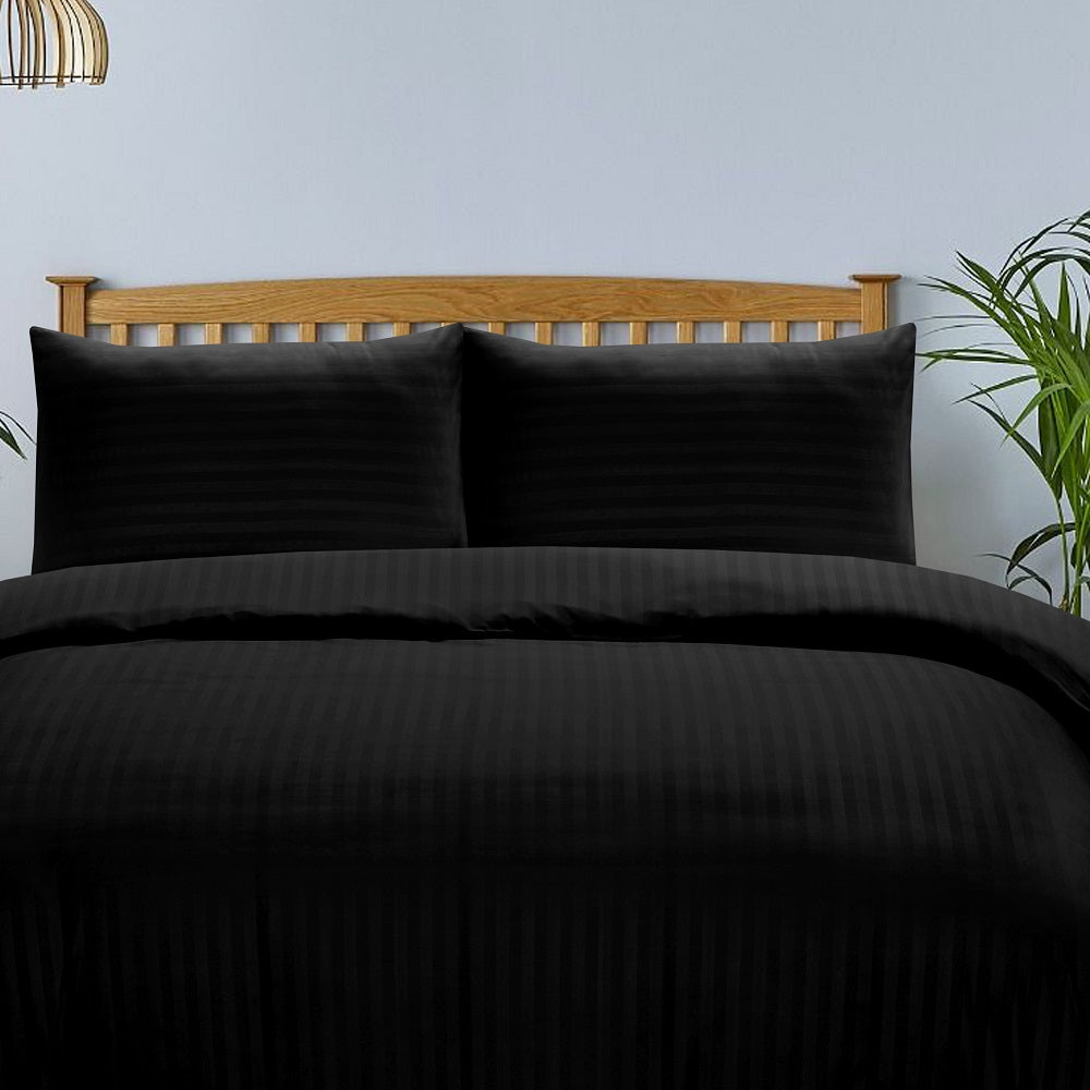 wide stripe duvet cover