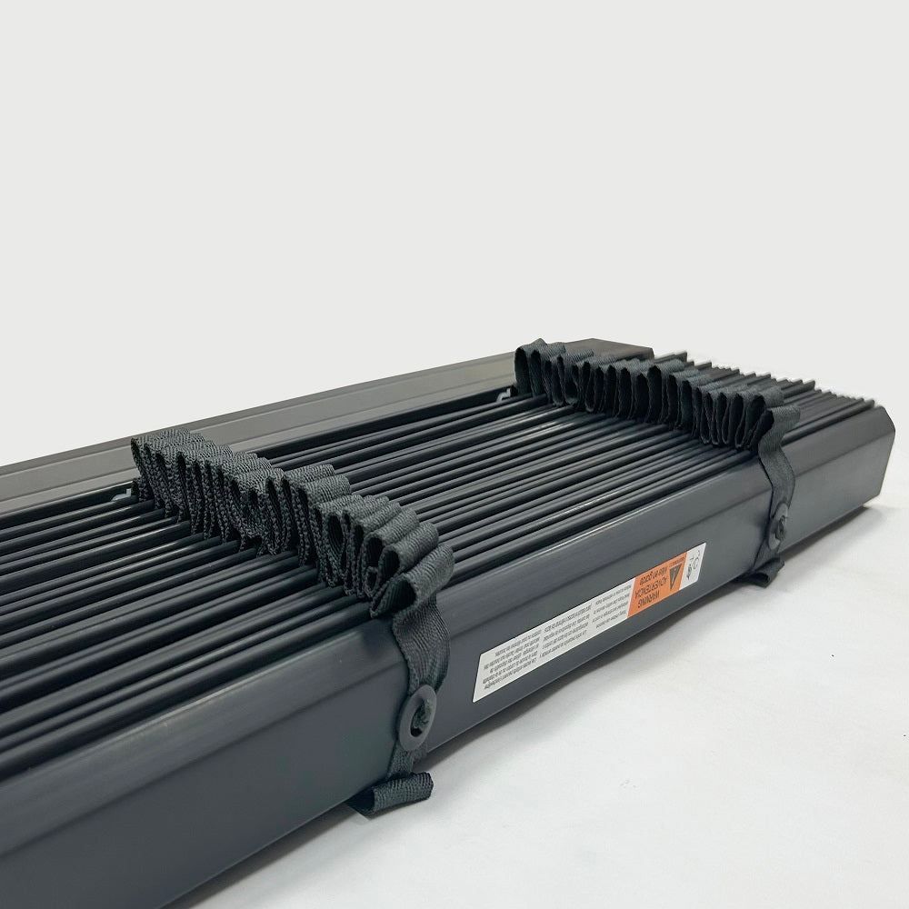 charcoal venetian blinds
