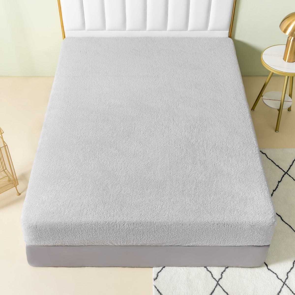 Grey teddy outlet fitted sheet