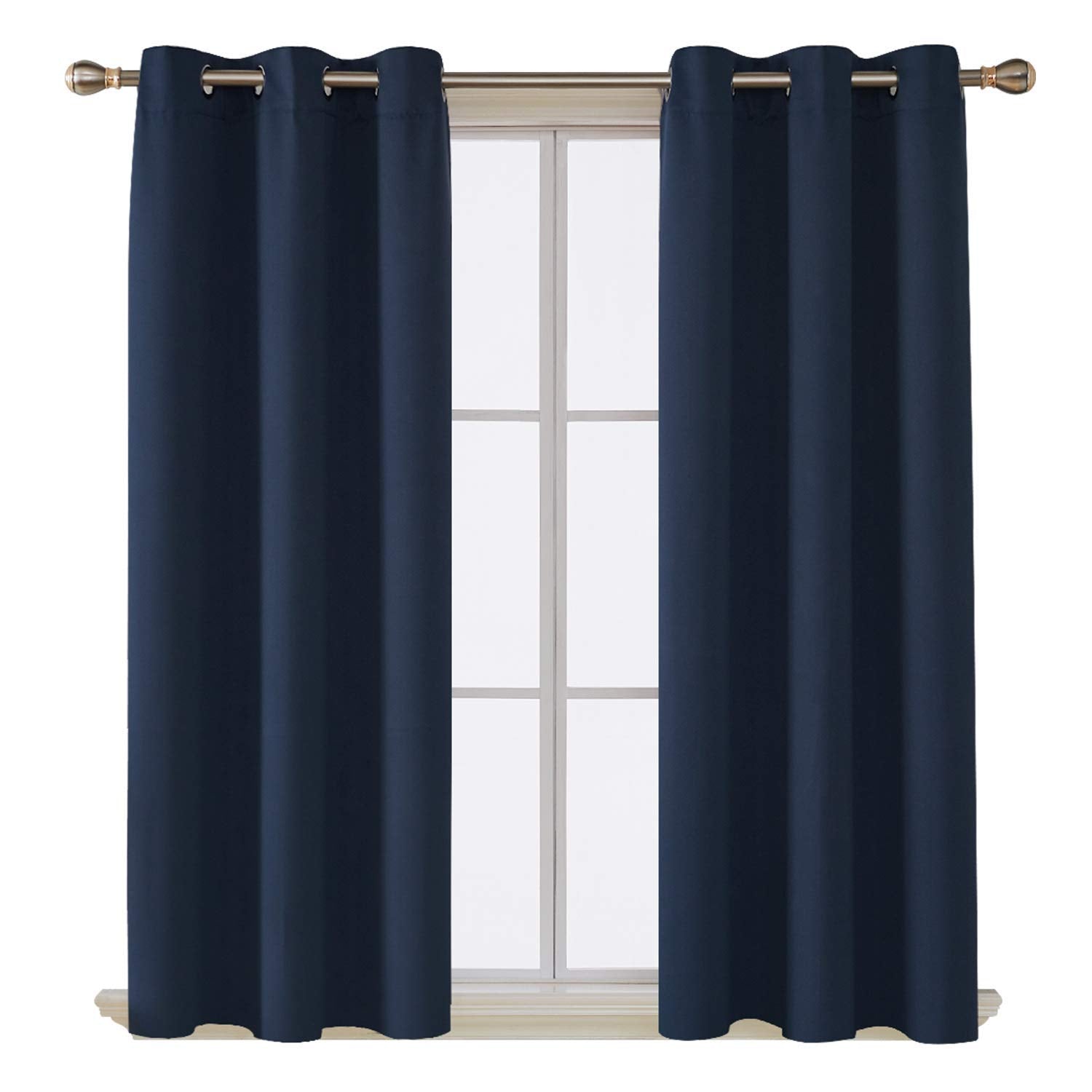 affordable ring top thermal insulated window treatments 