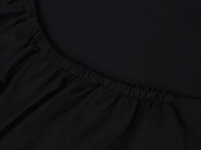fitted sheet 25cm black