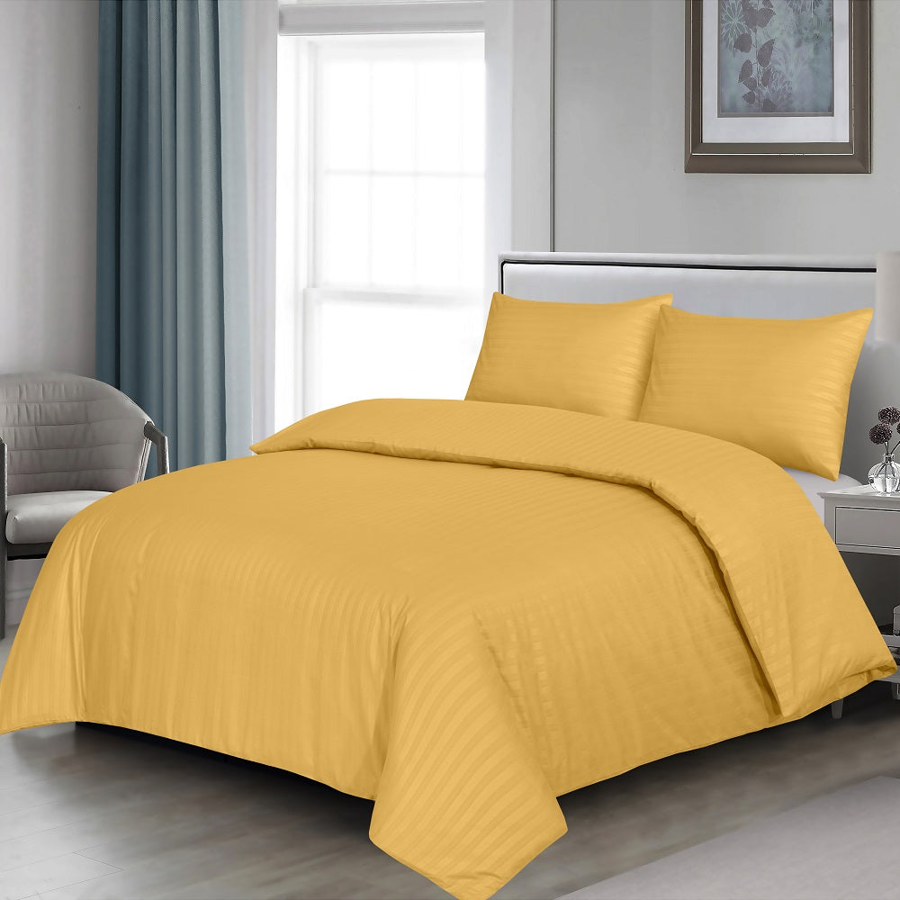 satin stripe bedding