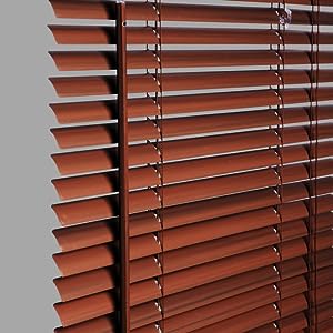 PVC Venetian blinds natural Walnut