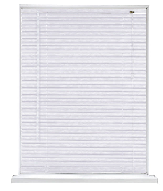 PVC Venetian blinds natural White